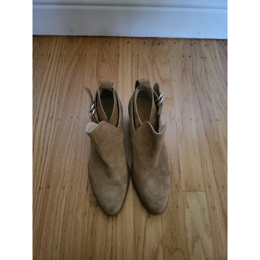 RAG & BONE Tan Leather Suede Low Booties Women's Size 38 US Size 8 Pre-Owned